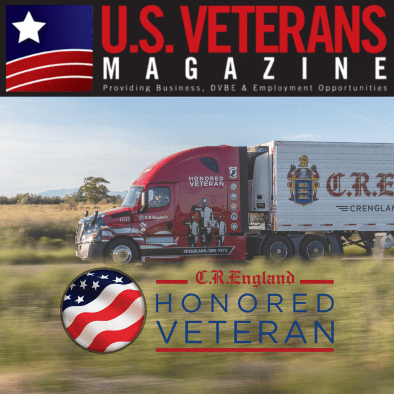 C.R. England Selected as Top Veteran-Friendly Company